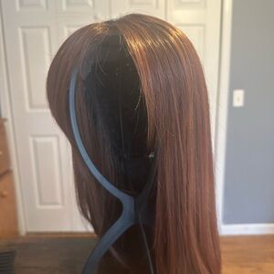 Belle Tress Straight Press 23 in Cayenne with Ginger Root